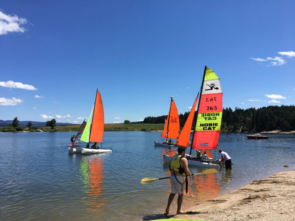 apprendre la voile en lozère