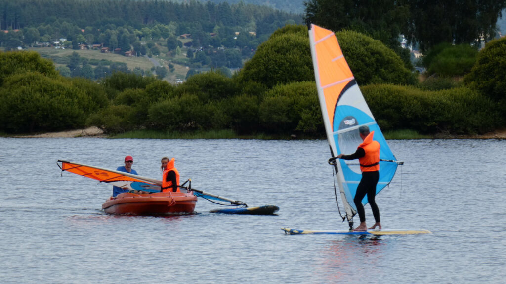 apprendre la planche à voile en lozère