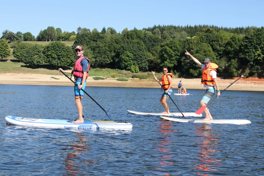 location de paddle lac de naussac