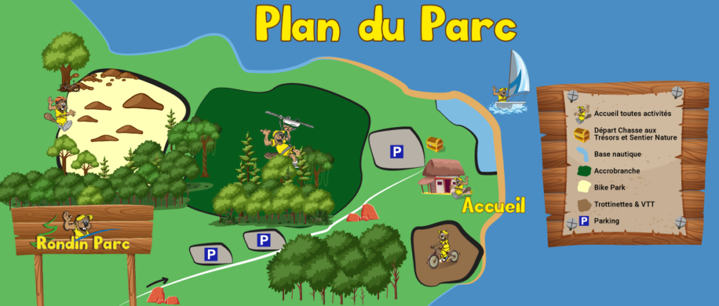 plan de rondin parc