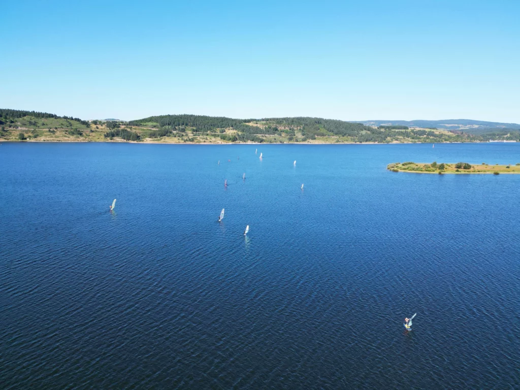 Base nautique en Lozère