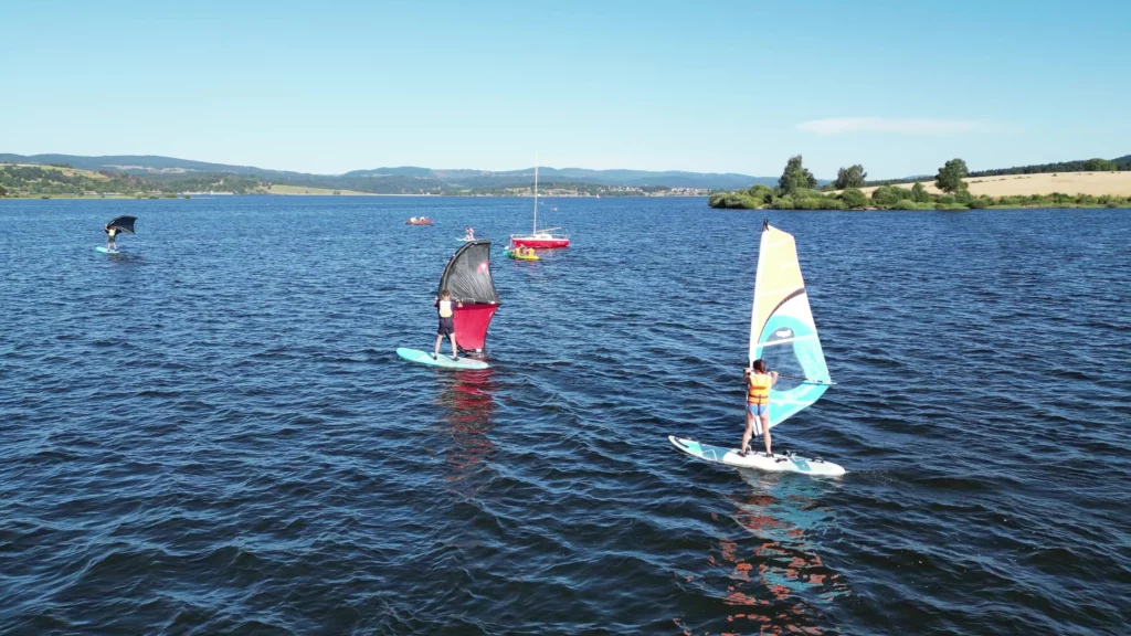 stage de planche à voile en Lozère