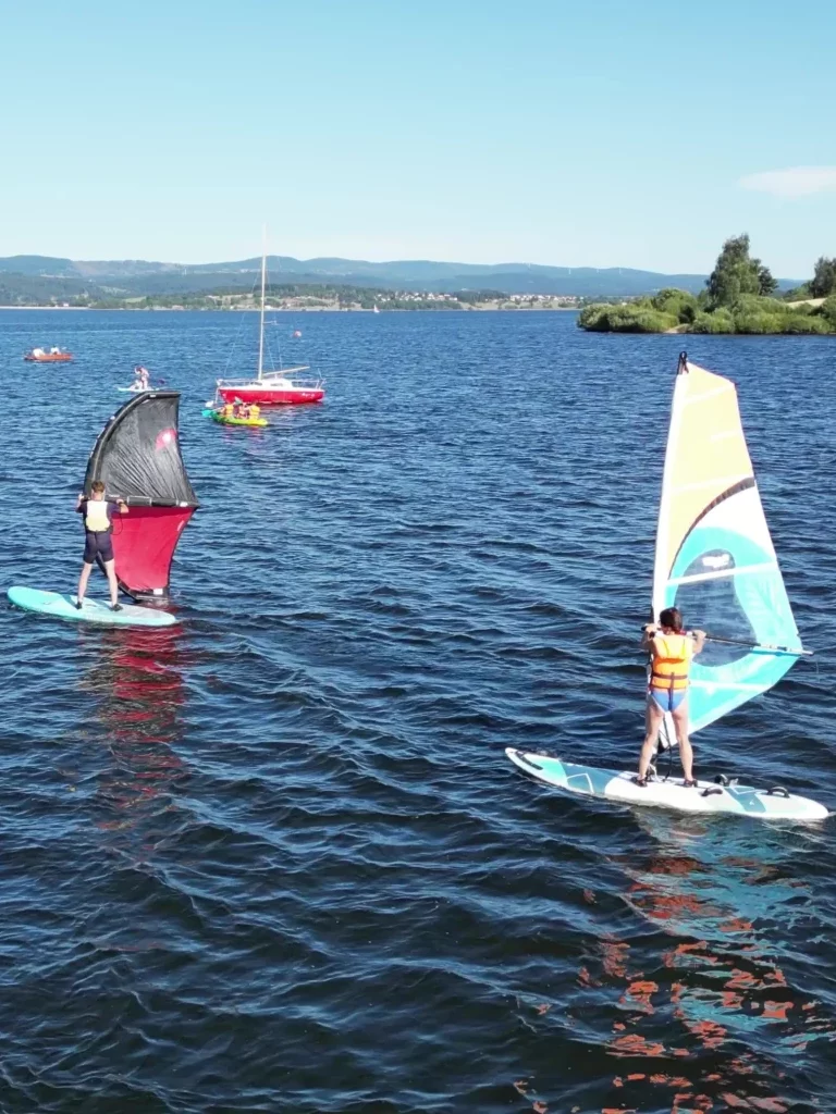 stage de planche à voile en Lozère