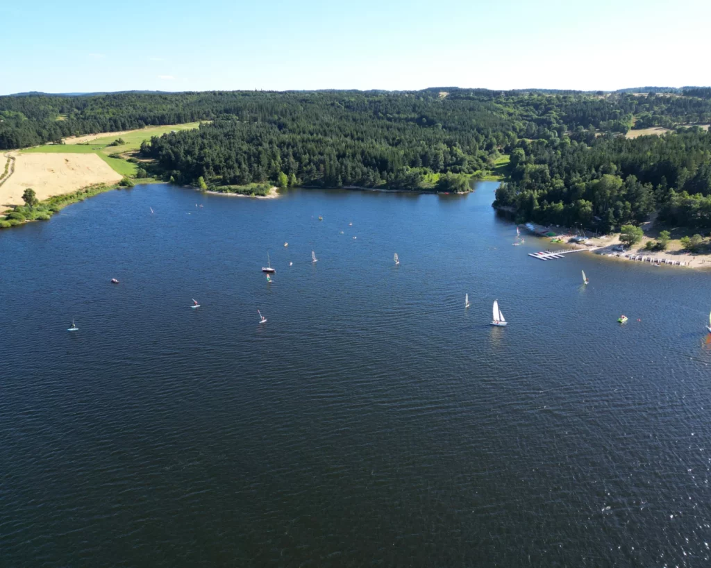 Base nautique en Lozère